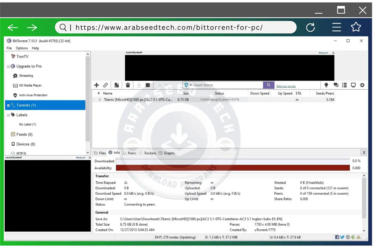 BitTorrent for PC